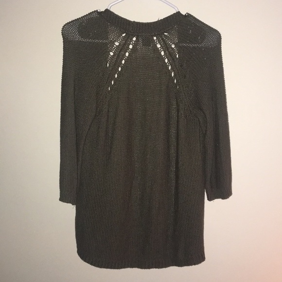 H&M army green cardigan - Picture 4 of 5